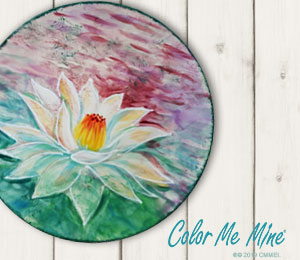 Covina Lotus Flower Plate