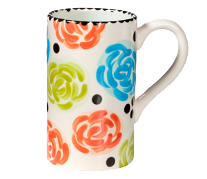 Covina Simple Floral Mug