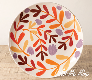 Covina Fall Floral Charger