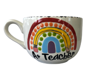 Covina Polka Dot Rainbow Mug