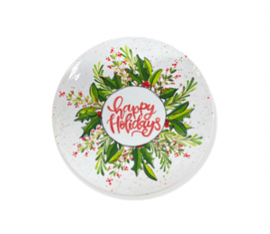 Covina Holiday Wreath Plate