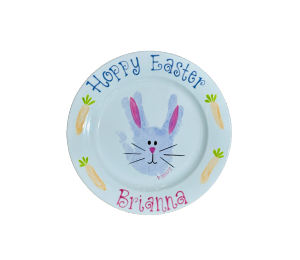 Covina Easter Bunny Plate