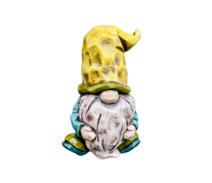 Covina Wood Carved Gnome