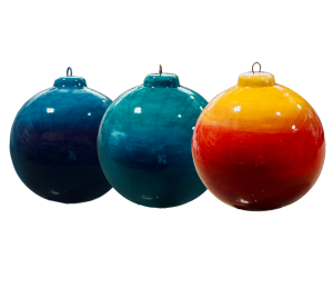 Covina Jewel Toned Ombre Ornament