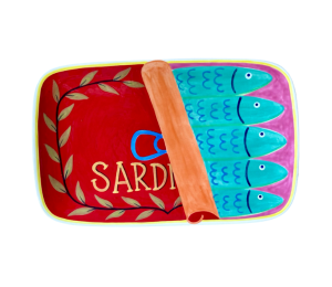 Covina Sardines Dinner Plate