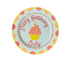 Covina Birthday Cupcake Plate