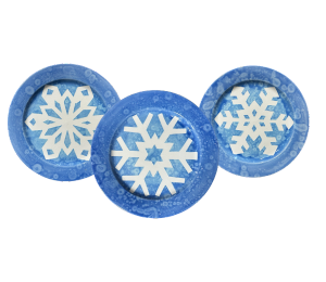 Covina Paper Snowflake Plate