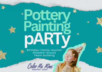 Party at Color Me Mine Covina